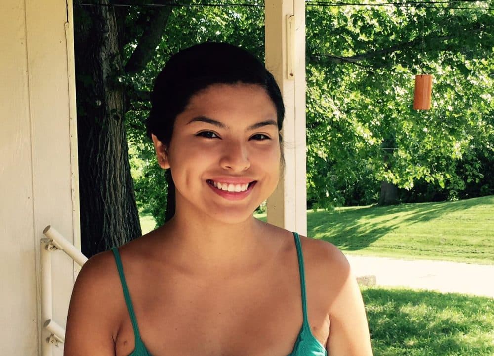Yara Puente is delaying her studies while she saves to go back to school following a change in Missouri law. (Sam Zeff/KCUR)