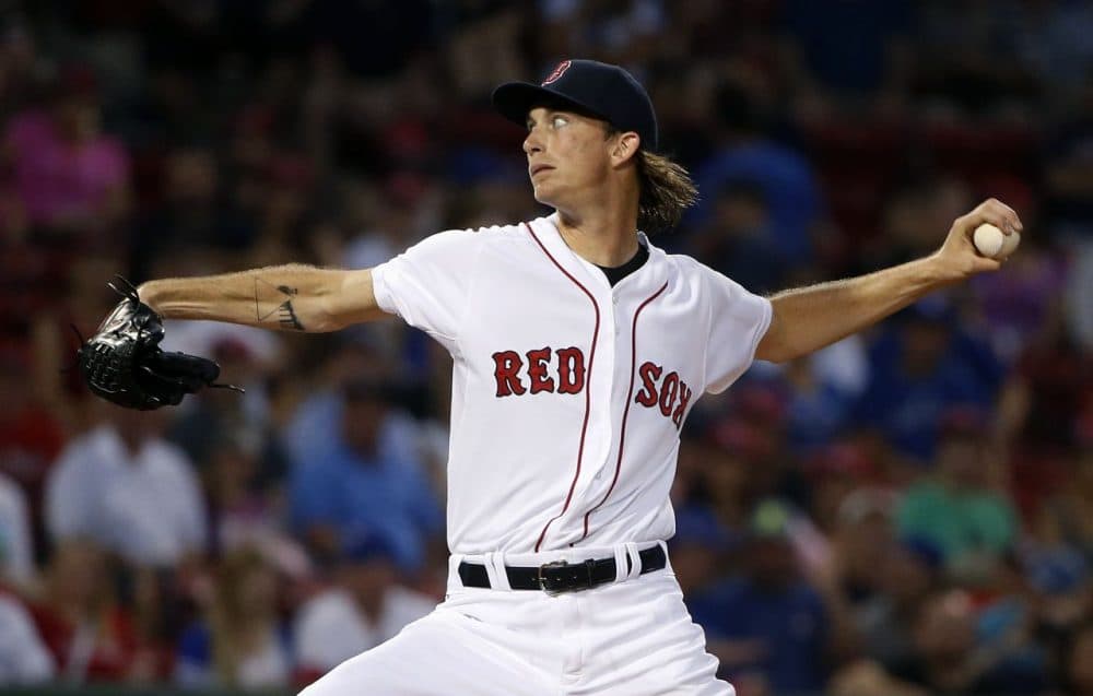 Boston Red Sox's Henry Owens pitches during the first inning of a baseball game against the Toronto Blue Jays in Boston, Tuesday, Sept. 8, 2015. (Michael Dwyer/AP)