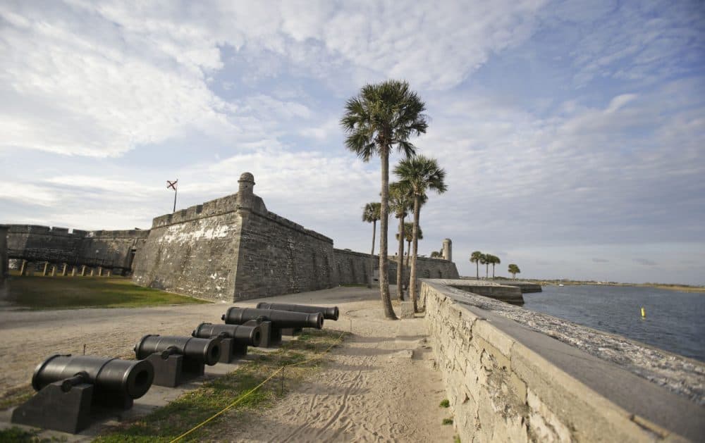 The Castillio de San Marcos fort was built over 450 years ago in St. Augustine, Florida. (John Raoux/AP)