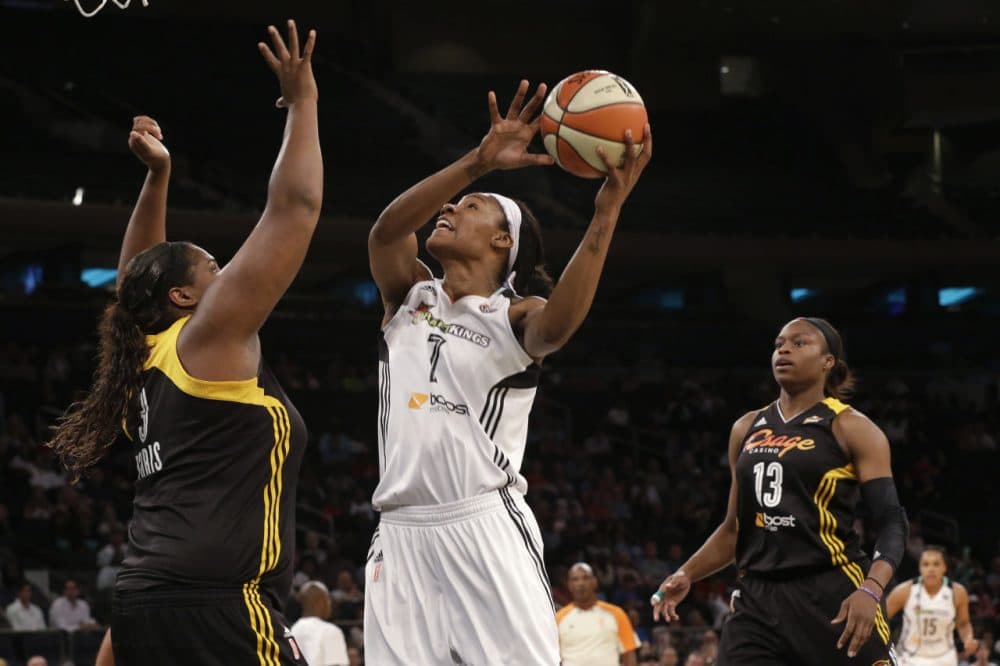 New York Liberty center Avery Warley says players are focusing on their game. That focus shows. (Mary Altaffer/AP)