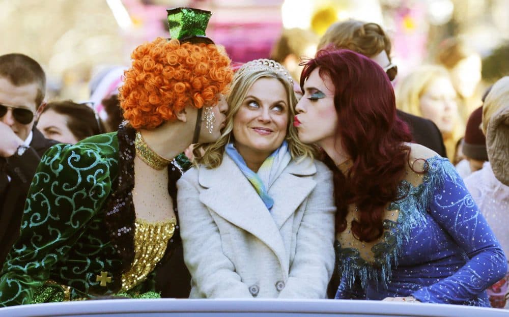 When Amy Poehler was dubbed &quot;Woman of the Year&quot; by the Hasty Pudding Theatricals, she commented on the troupe's lack of women. (Charles Krupa/AP)