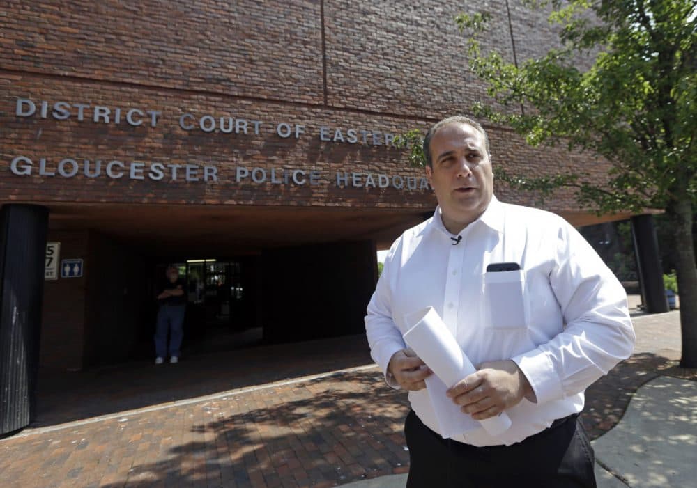 Gloucester Police Chief Leonard Campanello is taking a novel approach to the war on drugs, making the police station a first stop for addicts on the road to recovery. (Elise Amendola/AP)