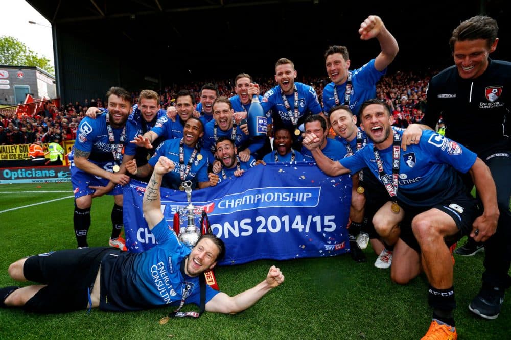 After winning the Sky Bett Championship earlier this year, AFC Bournemoth capped an improbable run to England's Premier League. (Steve Bardens/Getty Images)