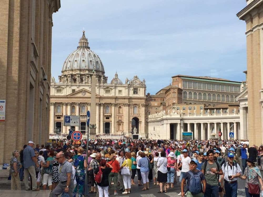 St. Peter's Square in the Vatican. (David Boeri/WBUR)