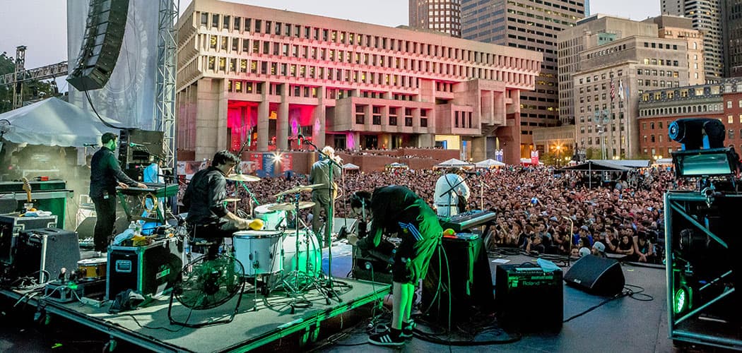 The September 2014 Boston Calling Music Festival at Boston's City Hall Plaza. (Mike Diskin)