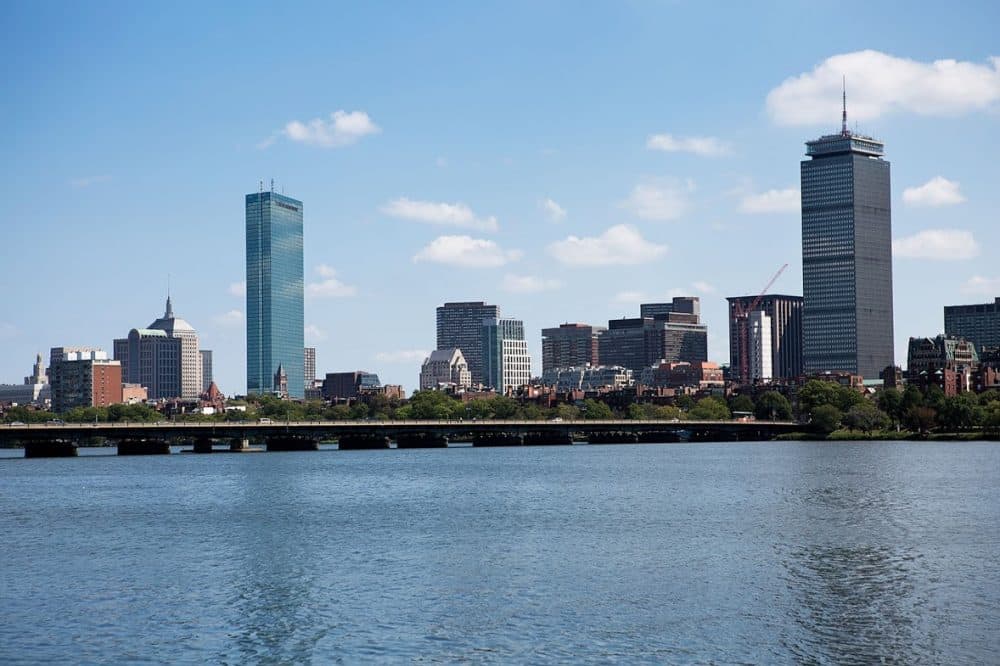 A view of Boston. (Jesse Costa/WBUR)