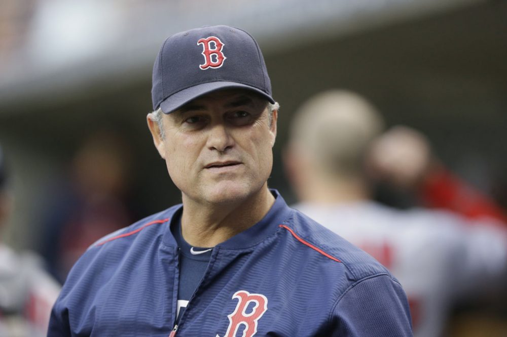 Red Sox manager John Farrell says he is grateful after learning he is in remission. (Carlos Osorio/AP)