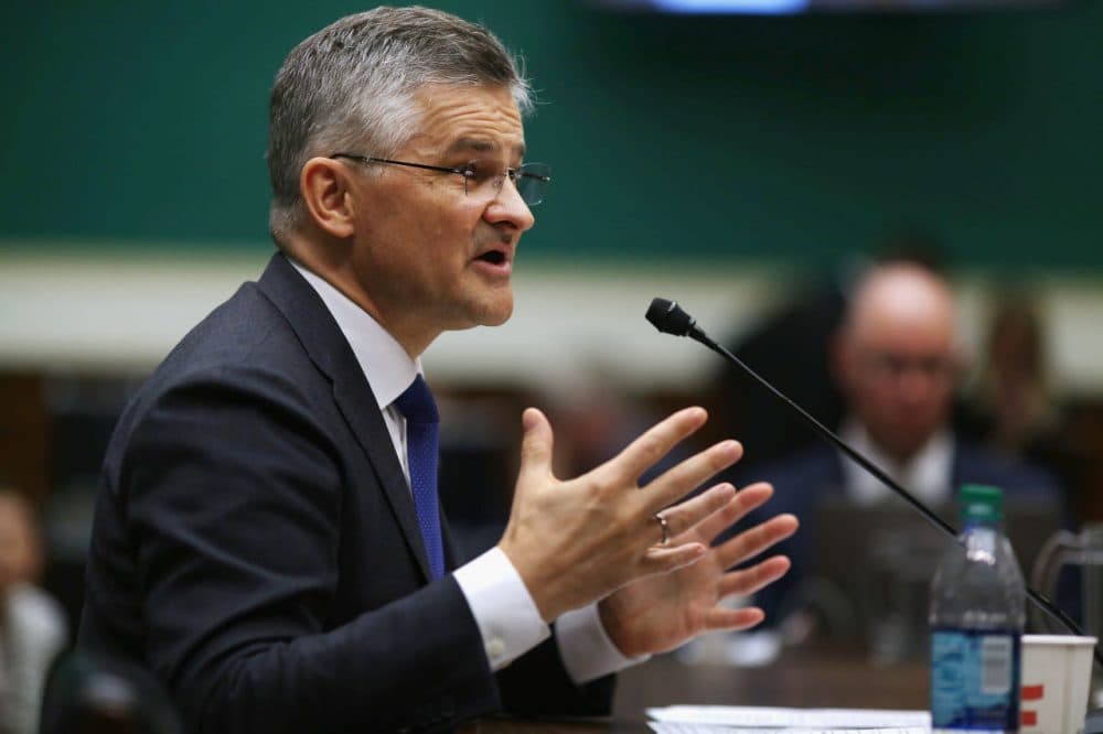 Volkswagen Group of America President and CEO Michael Horn testifies before the House Energy and Commerce Committee's Oversight and Investigations Subcommittee on Thursday. (Chip Somodevilla/Getty Images)