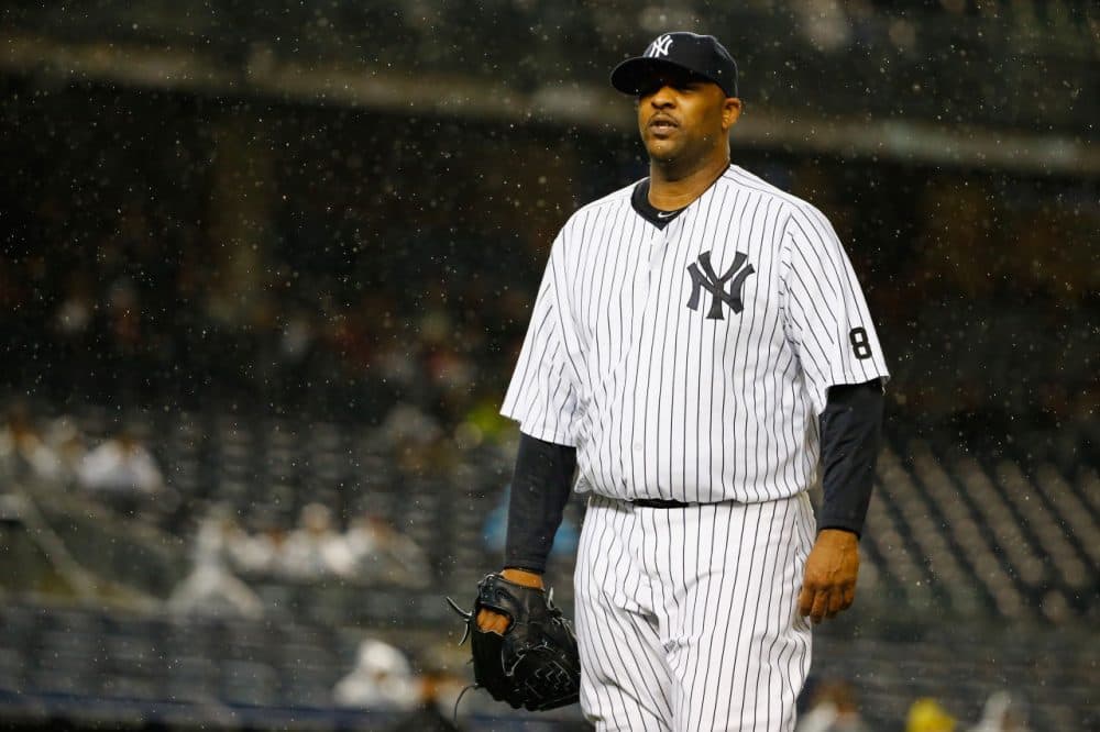 Yankees' pitcher C.C. Sabathia stunned fans this week with the announcement  he was leaving the team to treat  his alcohol addiction (Al Bello/Getty Images).