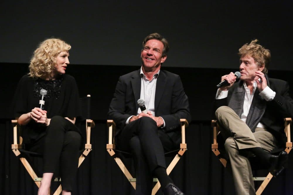 From left: Cate Blanchett, Dennis Quaid and Robert Redford attend a panel discussion following a screening of &quot;Truth,&quot; hosted by the Academy Of Motion Picture Arts And Sciences at New York Institute of Technology, on October 7, 2015 in New York City. (Rob Kim/Getty Images for Academy of Motion Picture Arts and Sciences)