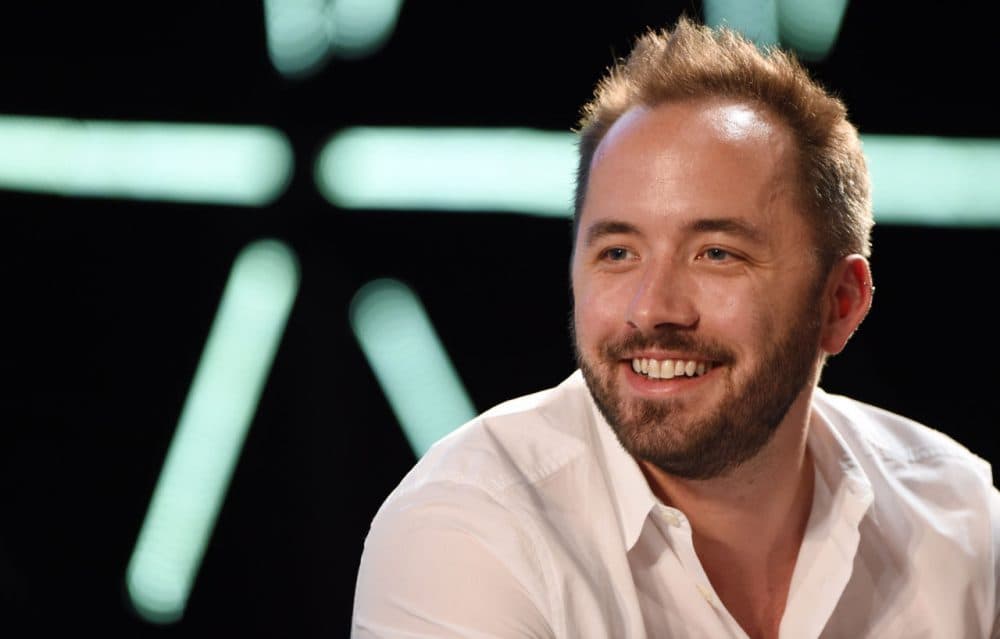 Dropbox CEO and co-founder Drew Houston delivers a keynote speech during the New Economy Summit 2015 in Tokyo on April 7, 2015. Investment bankers have recently cautioned that the company might not be able to go public at $10 billion despite having boosted its valuation to that sum early last year. (Toshifumi Kitamura/AFP/Getty Images)