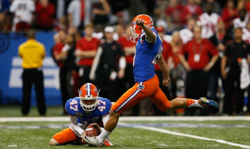 The Gators didn't have to turn to Twitter to find a kicker when they played in the Sugar Bowl in 2013. (Kevin C. Cox/Getty Images)