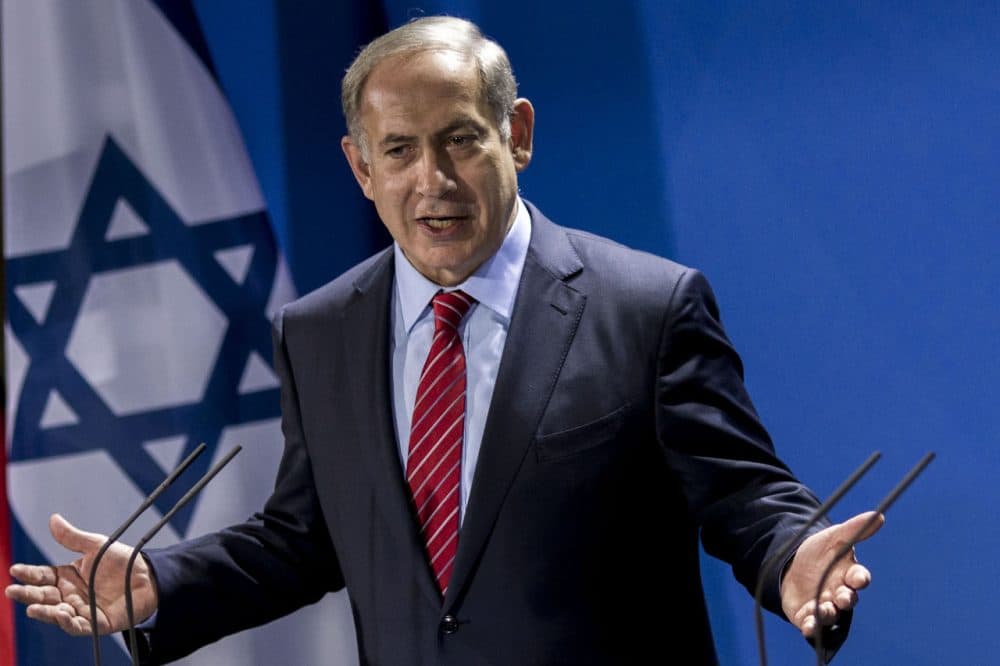 BERLIN, GERMANY - OCTOBER 21:  Israeli Prime Minister Benjamin Netanyahu has made claims that Palestinian religious leader during World War II .....(Carsten Koall/Getty Images)