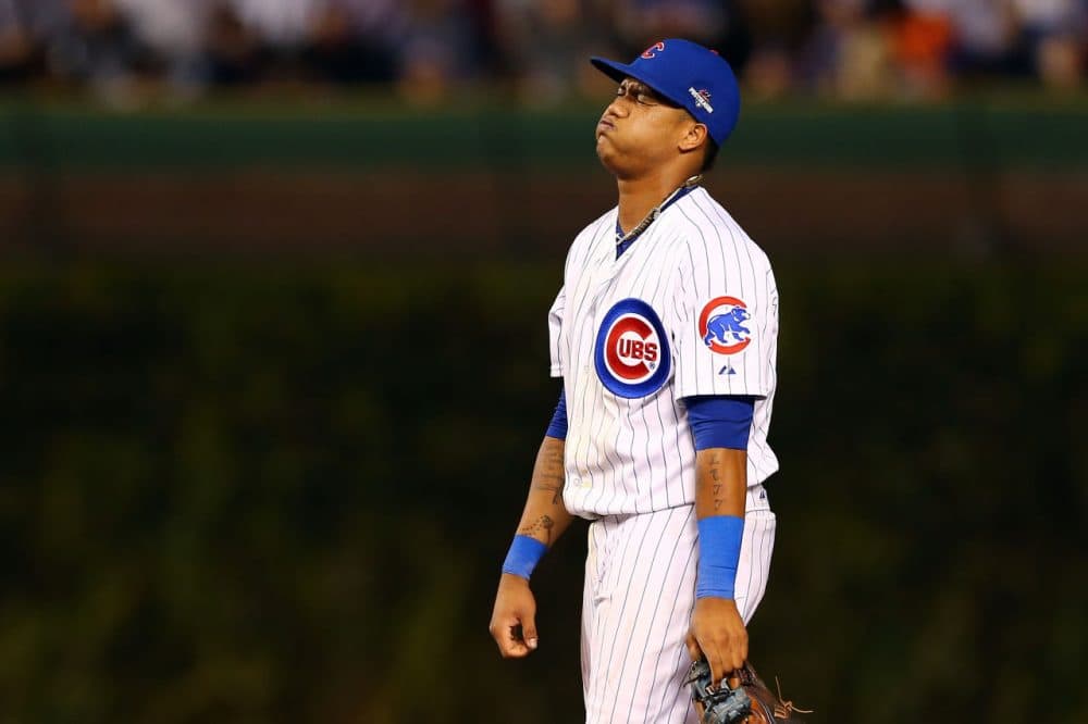 Despite the predictions of &quot;Back To The Future Part II&quot; the Chicago Cubs are not making it to the 2015 World Series. (Elsa Garrison/Getty Images)