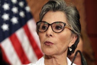Sen. Barbara Boxer, D-Calif., speaks to reporters on Planned Parenthood on Monday, Aug. 3, 2015 on Capitol Hill in Washington where the Senate blocked a Republican drive to terminate federal funds for Planned Parenthood. Sen. Boxer has announced she will not be running for Senate at the end of her term next year. (Lauren Victoria Burke/AP Photo)