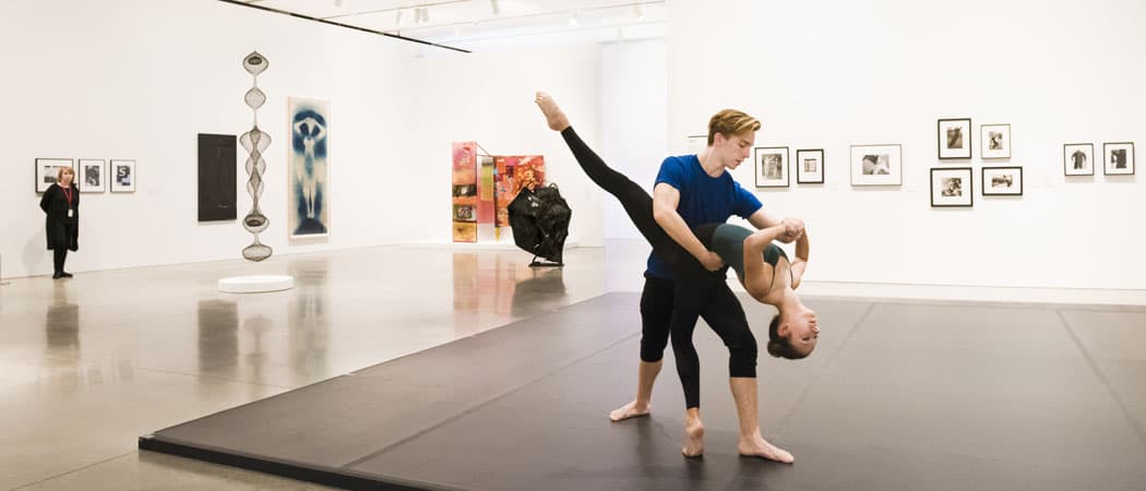 As part of the ICA's &quot;Leap Before You Look&quot; exhibition about Black Mountain College, dancers will re-stage early works by choreographer Merce Cunningham in the gallery. (Courtesy ICA Boston)