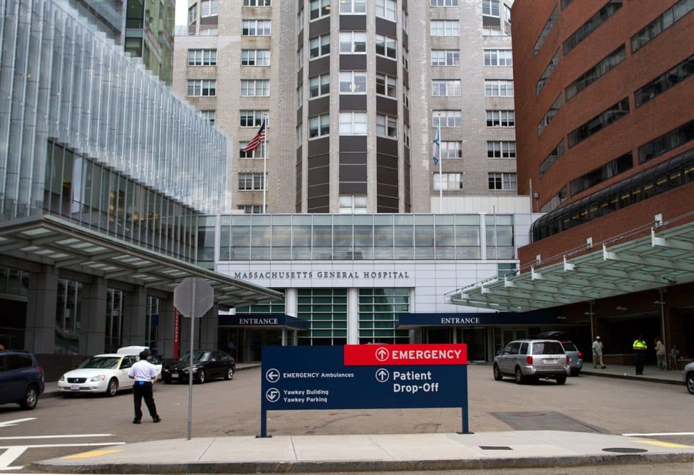 Massachusetts General Hospital (MGH), a Boston teaching hospital. (Hadley Green for WBUR).