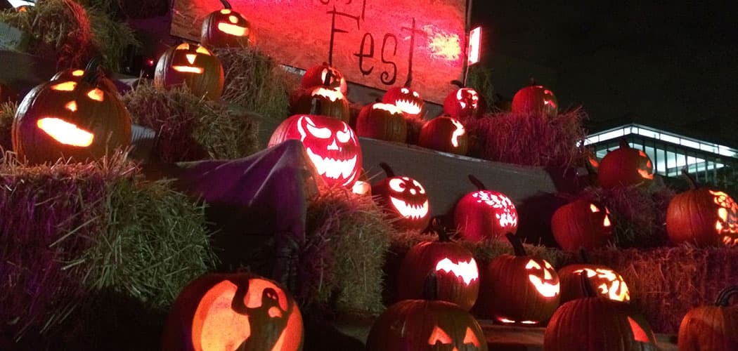 The jack-o'-lantern display at the 2014 &quot;Punkin' Fest&quot; at Lawn on D. (Courtesy)