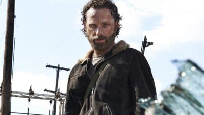 Andrew Lincoln plays Rick Grimes in &quot;The Walking Dead.&quot; The sixth season of the AMC series premieres Sunday, Oct. 11, 2015. (AMC)