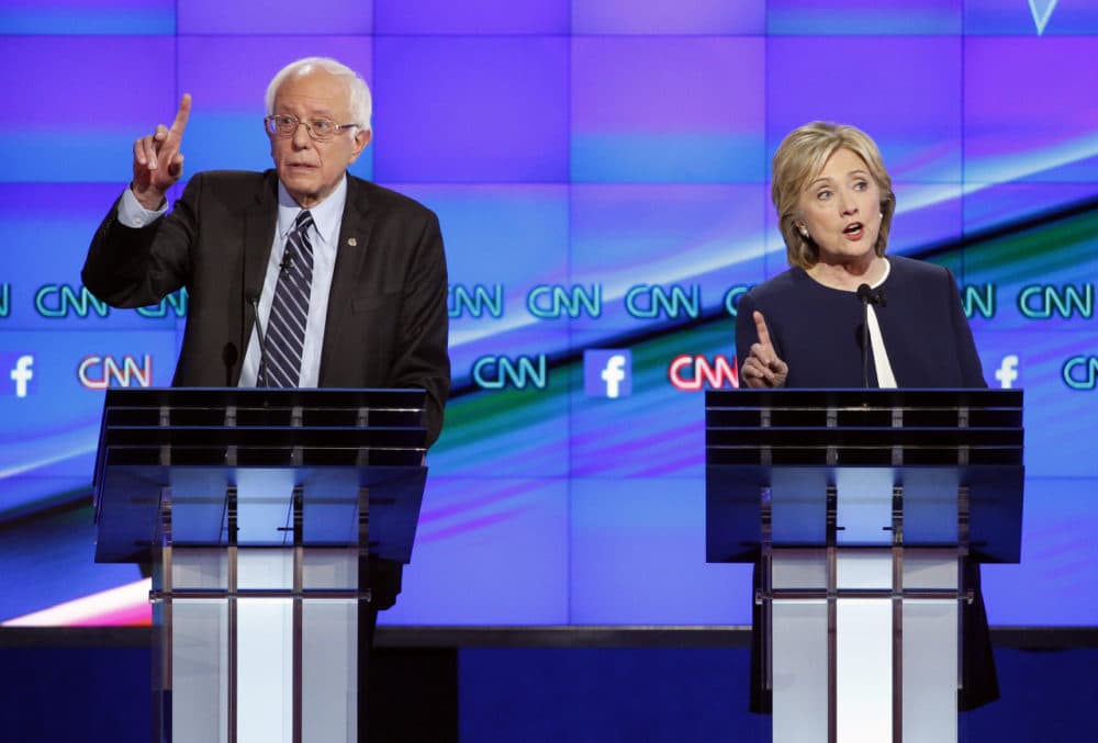 Some conservatives suggest that during the Oct. 13 CNN debate between Democratic candidates for president, the moderators handed down easy questions. (John Locher/AP)