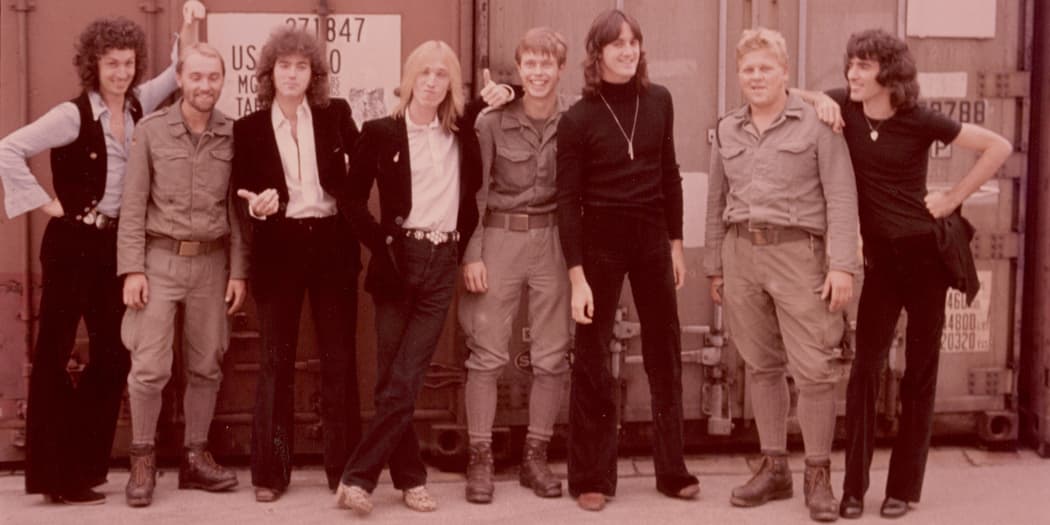 Tom Petty and the Heartbreakers in Germany in 1977. (Courtesy Henry Holt and Company)