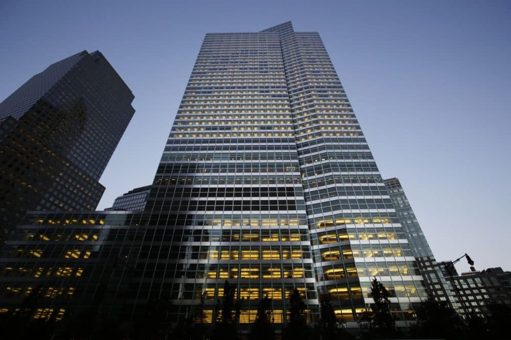 Goldman Sachs headquarters, center, is shown, Thursday, Oct. 15, 2015 in New York. Goldman Sachs recently shut down its BRIC investment fund. (Mark Lennihan/AP Photo)