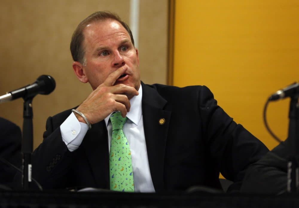University of Missouri President Tim Wolfe is pictured on April 11, 2014 in Rolla, Mo. (Jeff Roberson/AP)