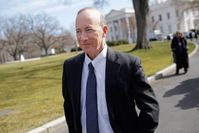 Indiana Gov. Mitch Daniels leaves the White House after a meeting of the National Governors Association with President Barack Obama February 27, 2012 in Washington, D.C. Daniels is now president of Purdue University. (Chip Somodevilla/Getty Images)