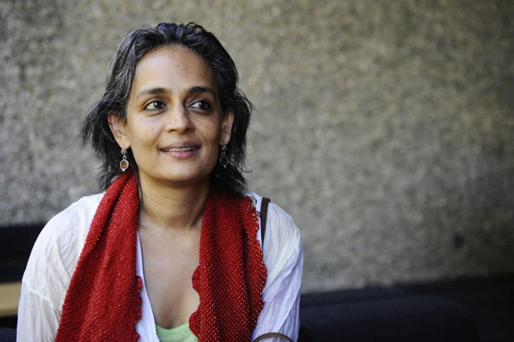 Man Booker Prize-winning author and activist Arundhati Roy poses for photographers on September 8, 2009 ahead of the &quot;International Literature Festival Berlin 2009.” (Axel Schmidt/AFP/Getty Images)