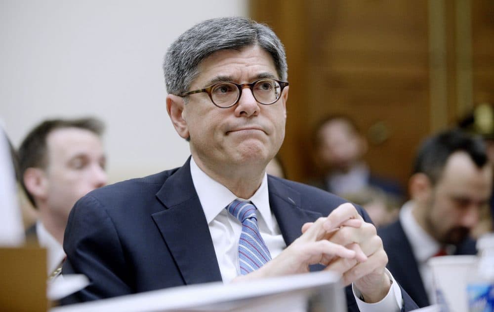 U.S. Secretary of the Treasury Jacob Lew testifies at a hearing before the House Foreign Affairs Committee July 28, 2015 on Capitol Hill in Washington, D.C. (Olivier Douliery/Getty Images)