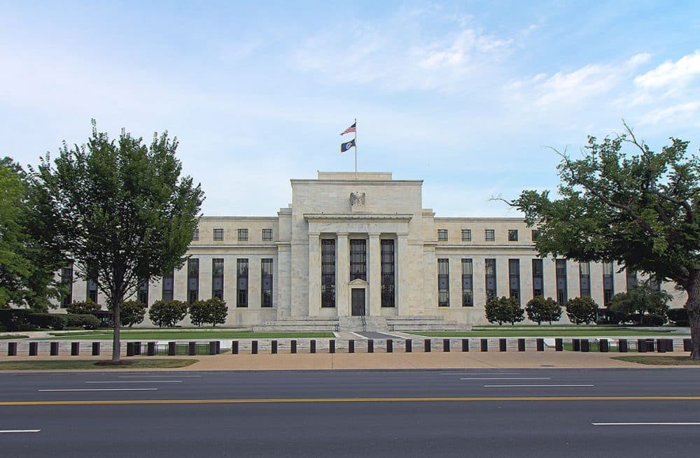 The U.S. Federal Reserve building is pictured in Washington, D.C. in 2012. (derfussi/Flickr)