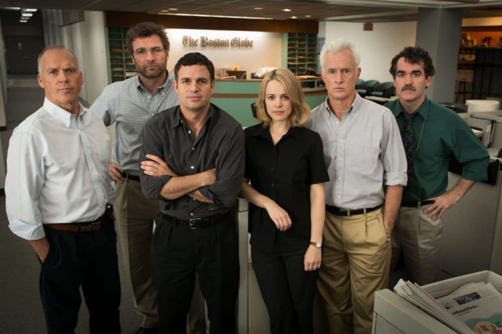 Film critic Ty Burr is a big fan of the film &quot;Spotlight,&quot; and not just because he works at The Boston Globe. (KerryHayes/Open Road Films)