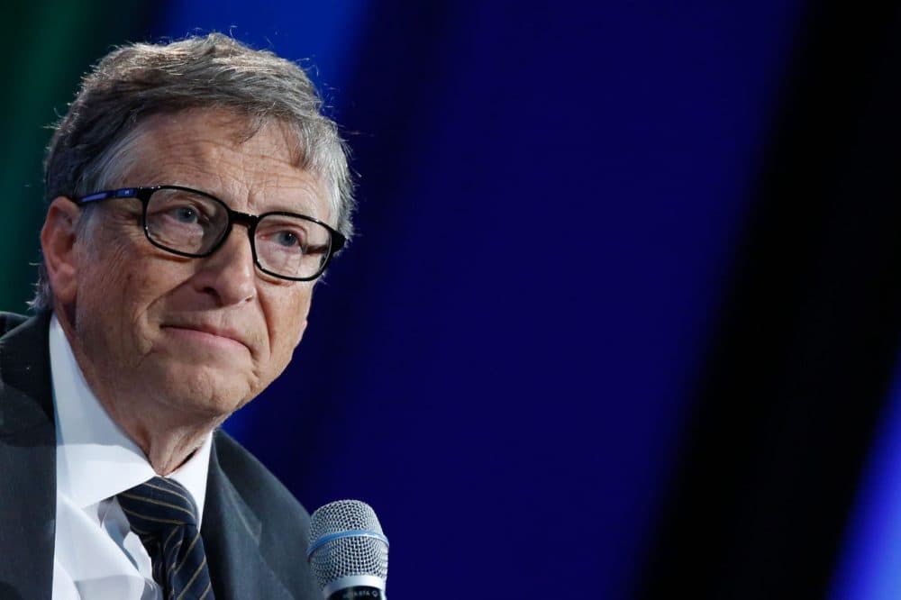 Bill Gates attends the Plenary Session: Investing in Prevention and Resilient Health Systems during the second day of the 2015 Clinton Global Initiative's Annual Meeting at the Sheraton New York Hotel &amp; Towers on September 27, 2015 in New York City.  (Photo by JP Yim/Getty Images)