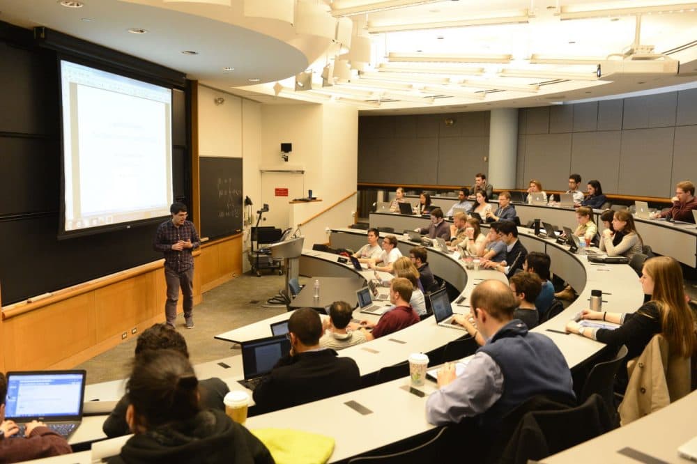 Students participate in a class at the Wharton School of Business at the University of Pennsylvania. (upenn.edu)