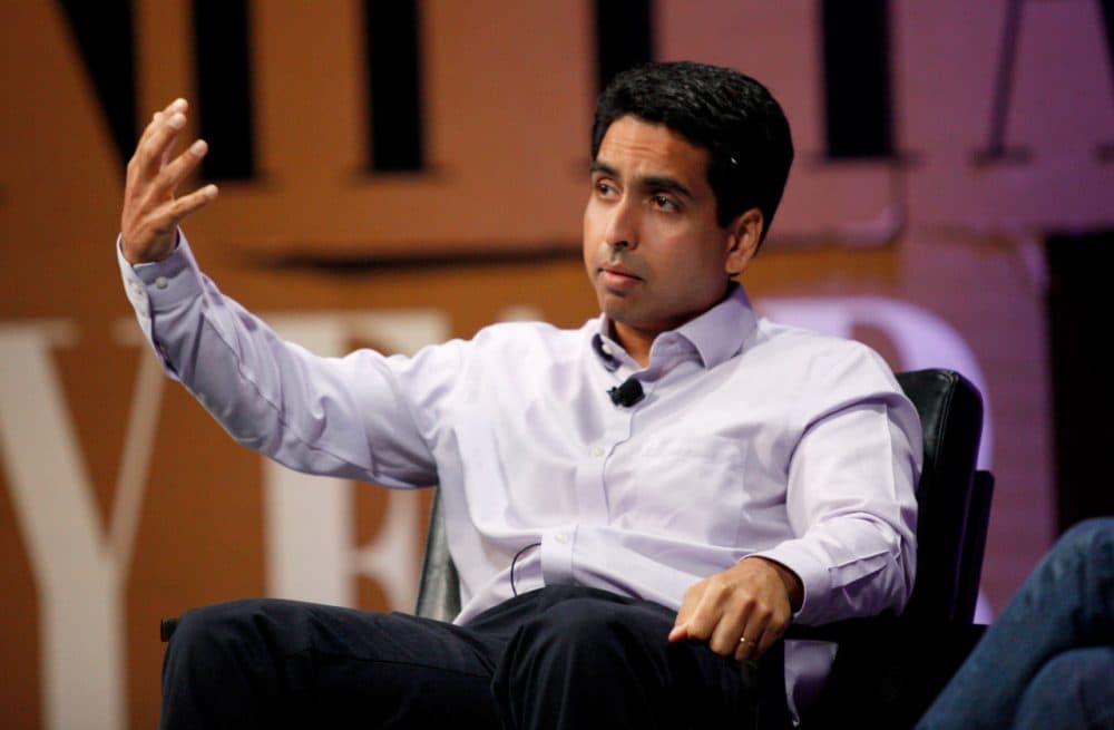 Khan Academy founder and CEO Sal Khan speaks onstage during &quot;The State of Digital Education&quot; at the Vanity Fair New Establishment Summit at Yerba Buena Center for the Arts on October 8, 2014 in San Francisco, California.  (Kimberly White/Getty Images for Vanity Fair)