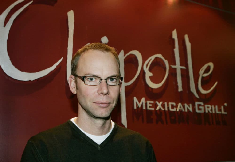 Steve Ells, the founder and CEO of Chipotle Mexican Grill, poses for a photograph in 2006 at the company's headquarters in Denver. (Ed Andrieski/AP)