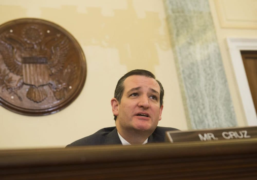 US Senator Ted Cruz, Republican of Texas and Chairman of the Senate Commerce, Science and Transportation's Subcommittee on Space, Science and Competiveness, speaks during a hearing earlier this year. (Saul Loeb/AFP/Getty Images)
