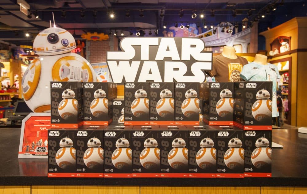 Chicago kicked off midnight madness with &quot;Force Friday&quot; on September 4, celebrating the launch of merchandise for “Star Wars: The Force Awakens,&quot; at the Michigan Ave Disney Store in Chicago. (Barry Brecheisen/Invision for Disney Consumer Products/AP Images)