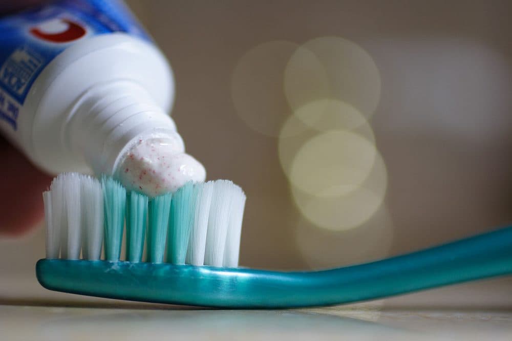 Companies will be require to phase out microbeads, sometimes found in toothpaste, by July 2017. (Thegreenj/Wikimedia Commons)