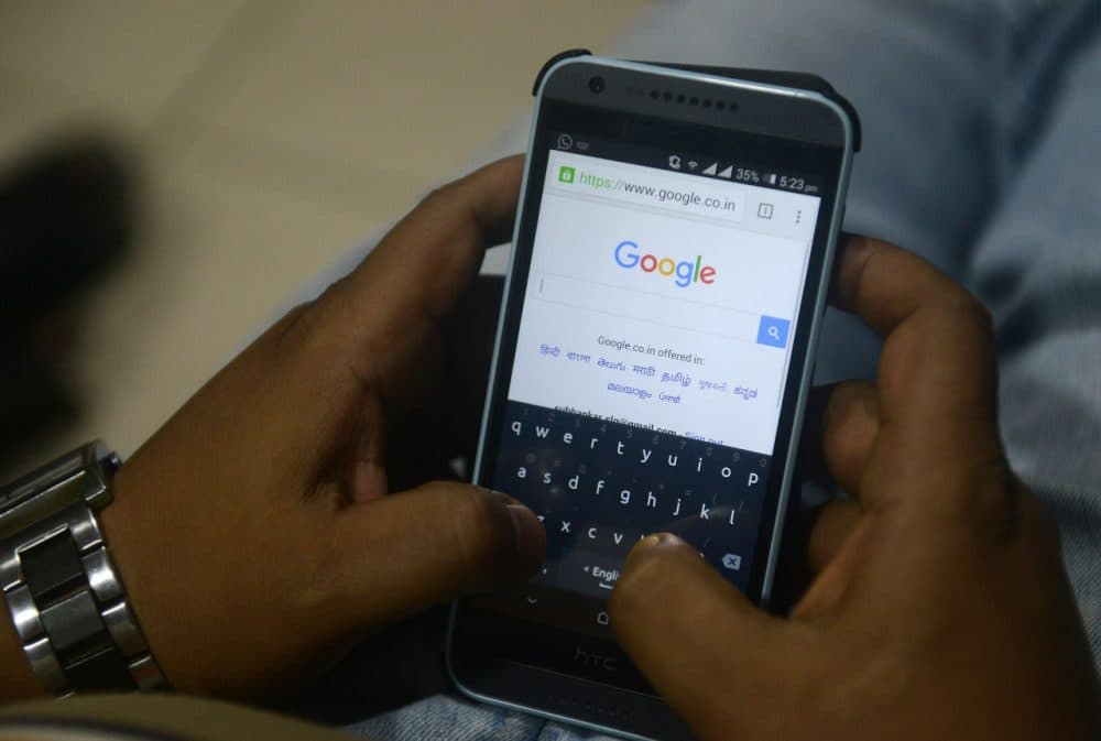 Google's VP of search says the search engine behaves like a 7-10 year old. (Diptendu Dutta/AFP/Getty Images)
