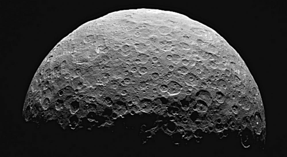 Joelle Renstrom: &quot;Will wars over resources relocate to space? In the race to turn billions into trillions, will the rich hammer flags into asteroids and planets to claim them?&quot; Pictured: Ceres, a dwarf planet located in the asteroid belt between Mars and Jupiter. On Wednesday, November 25, 2015, President Obama signed the Asteroid Resources Property Rights Act, clearing the way for mining in space. (NASA via AP)