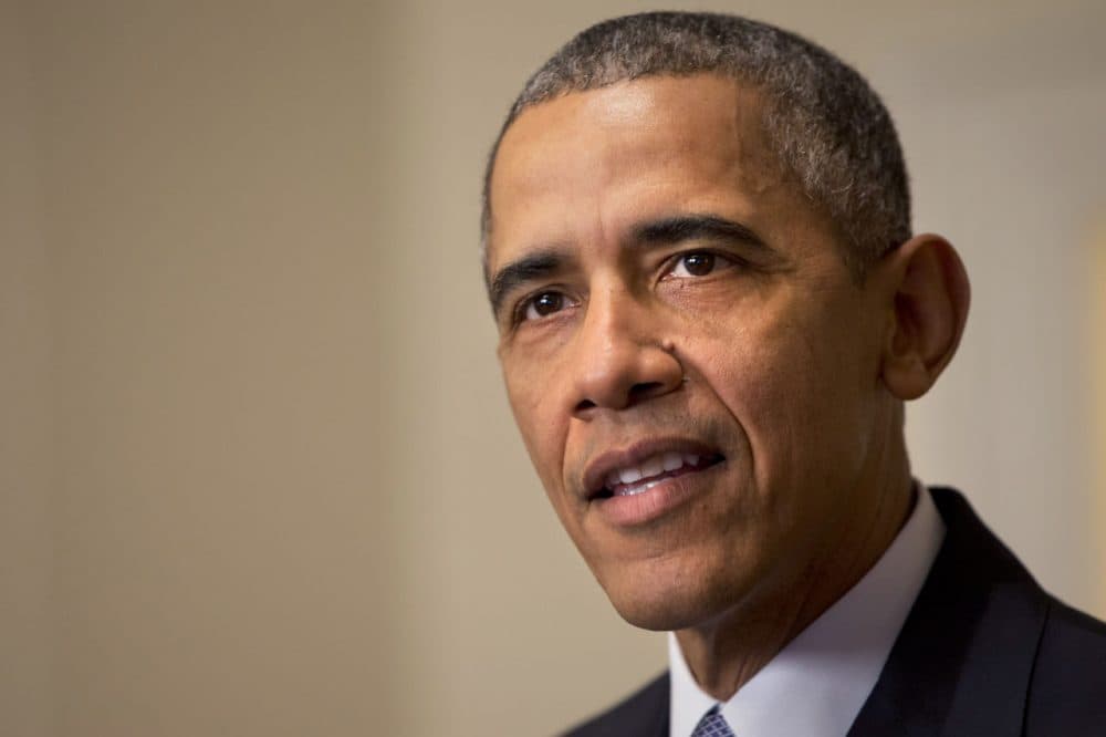 A Dec. 12, 2015 photo of US President Barack Obama  (AP Photo/Jacquelyn Martin, File)
