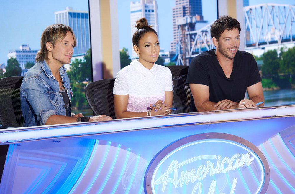The judges on the final season of American Idol are Keith Urban, Jennifer Lopez and Harry Connick, Jr. (Fox)