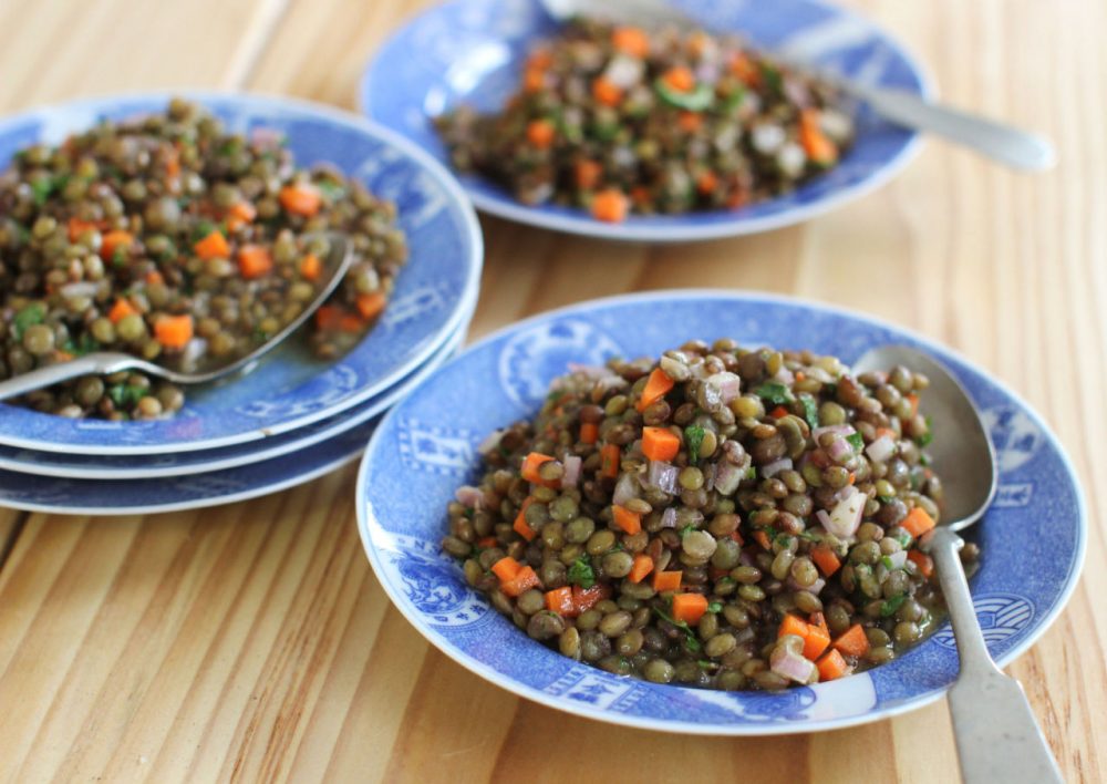 French lentil salad in Concord, N.H. (Matthew Mead/AP)
