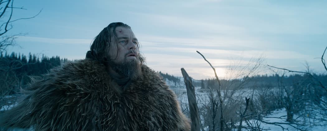 Leonardo DiCaprio as Hugh Glass, in a scene from the film, &quot;The Revenant.&quot; DiCaprio was nominated for an Oscar for best actor for his role in the film. (Courtesy Twentieth Century Fox via AP)