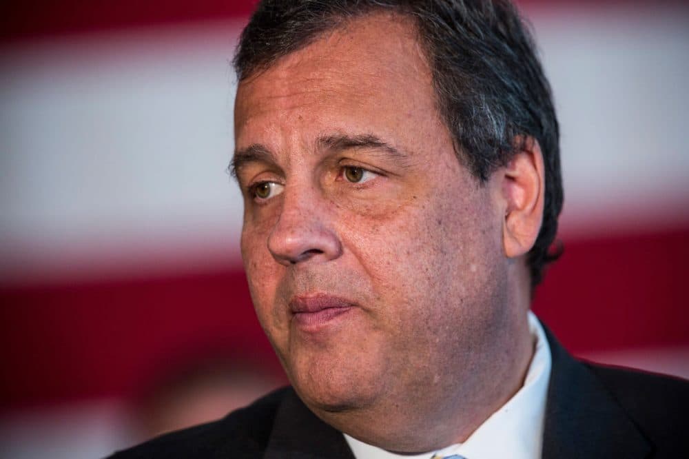 New Jersey Governor and Republican presidential hopeful Chris Christie speaks at Chabad House at Rutgers University to express his opposition to President Obama's Iran deal on August 25, 2015 in New Brunswick, New Jersey. (Andrew Burton/Getty Images)