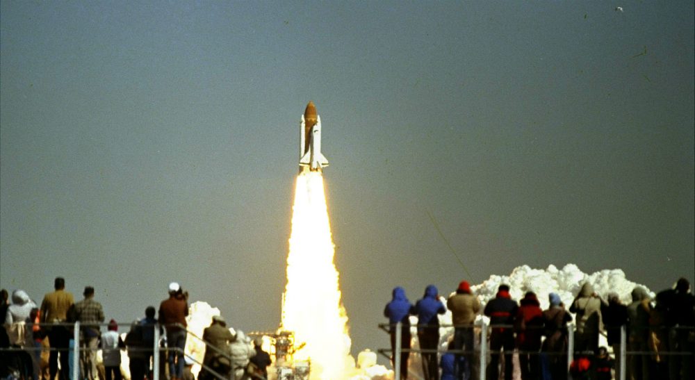Thirty years ago, the nation watched as the Space Shuttle Challenger exploded on live television. Bob Oakes was there. (Bruce Weaver/ AP)