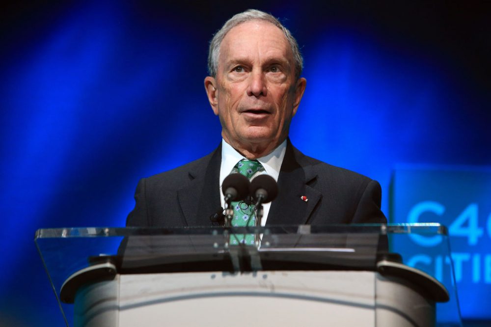 In this Dec. 3, 2015, file photo, former New York Mayor Michael Bloomberg speaks during the C40 cities awards ceremony in Paris. Bloomberg is taking some early steps toward launching a potential independent campaign for president. (Thibault Camus/AP)