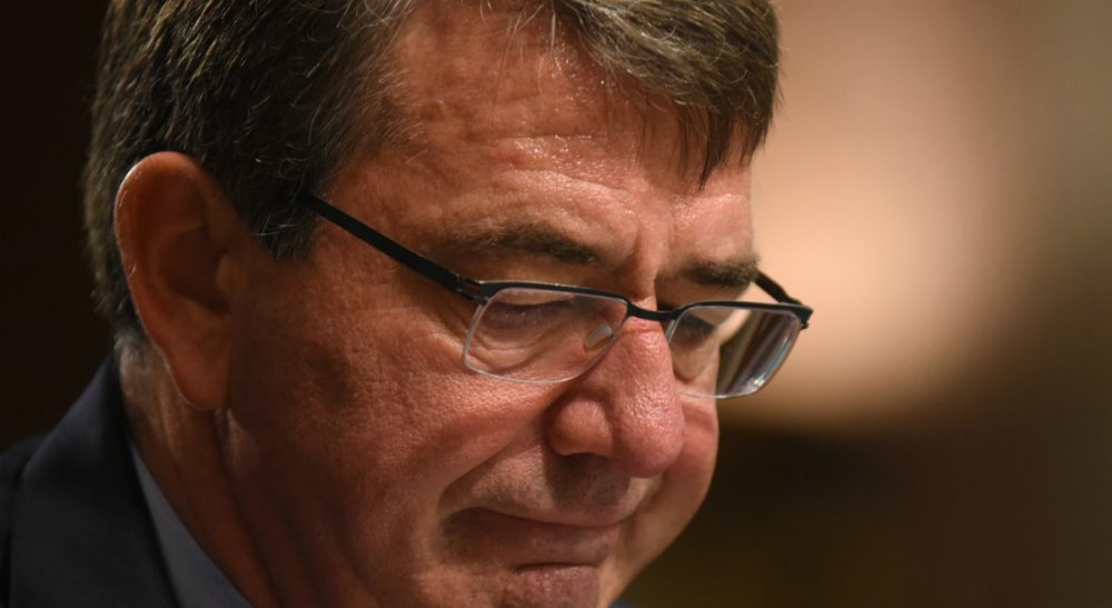 Neta C. Crawford: &quot;One wonders if the Pentagon, reversing years of its own analysis and directives, is no longer concerned that increasing civilian casualties creates more enemies.&quot; Pictured: Defense Secretary Ash Carter pauses while testifying on Capitol Hill in Washington, Tuesday, Oct. 27, 2015, before the Senate Armed Services Committee. Carter said that the U.S. is willing to step up unilateral attacks against Islamic State militants in Iraq or Syria. (Kevin Wolf/AP)