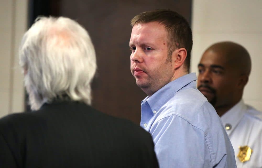 Michael McCarthy pleads not guilty to first-degree murder in the killing of 2-year-old Bella Bond on Monday. (Pat Greenhouse/The Boston Globe/AP)